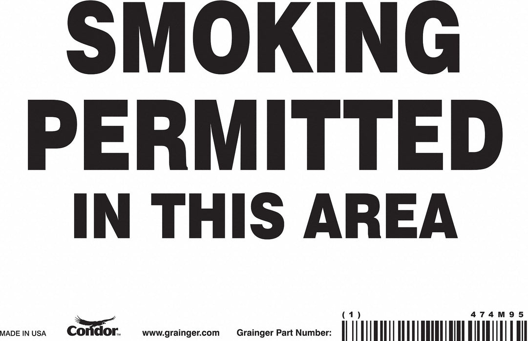 Safety Sign 5 in x 7 in Vinyl