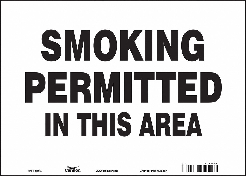 Safety Sign 10 in x 14 in Vinyl