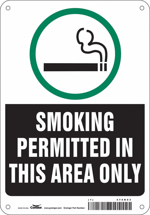 Safety Sign 10 inx7 in Aluminum
