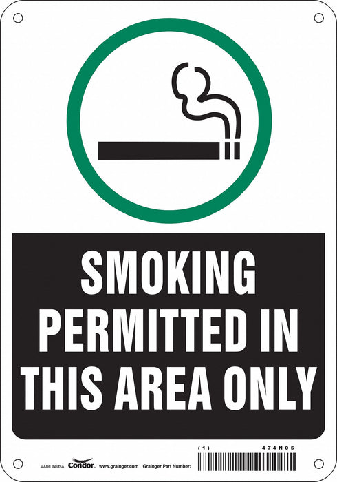Safety Sign 10 inx7 in Polyethylene