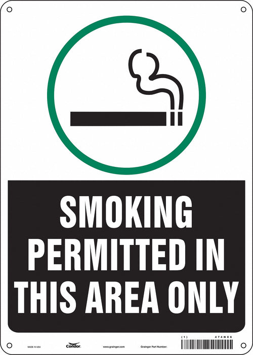 Safety Sign 14 inx10 in Polyethylene