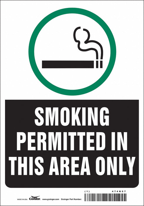 Safety Sign 10 in x 7 in Vinyl