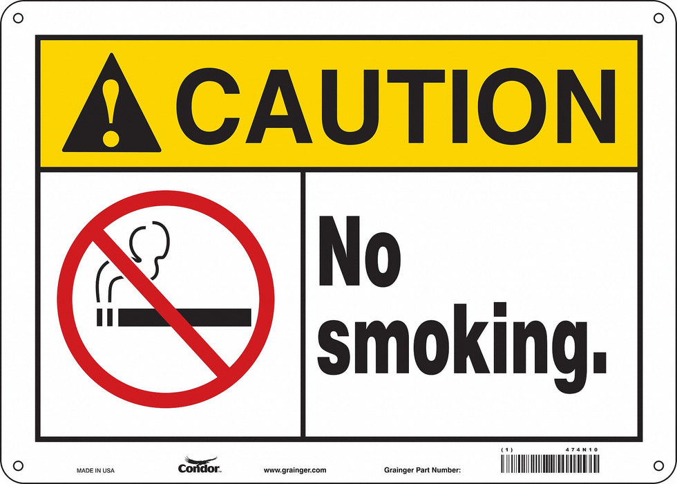 K1266 Safety Sign 10 inx14 in Aluminum
