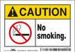 K1266 Safety Sign 3 1/2 inx5 in Vinyl