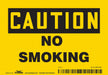 Safety Sign 3.5in x 5in Vinyl
