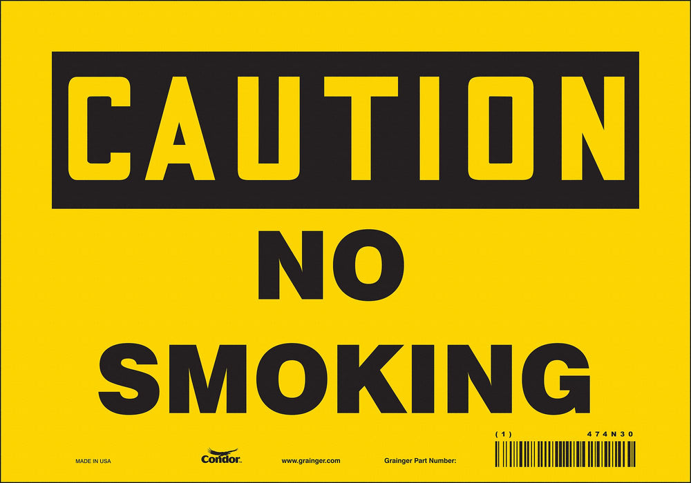 Safety Sign 7 inx10 in Vinyl