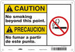 Safety Sign 7 in x 10 in Polyethylene
