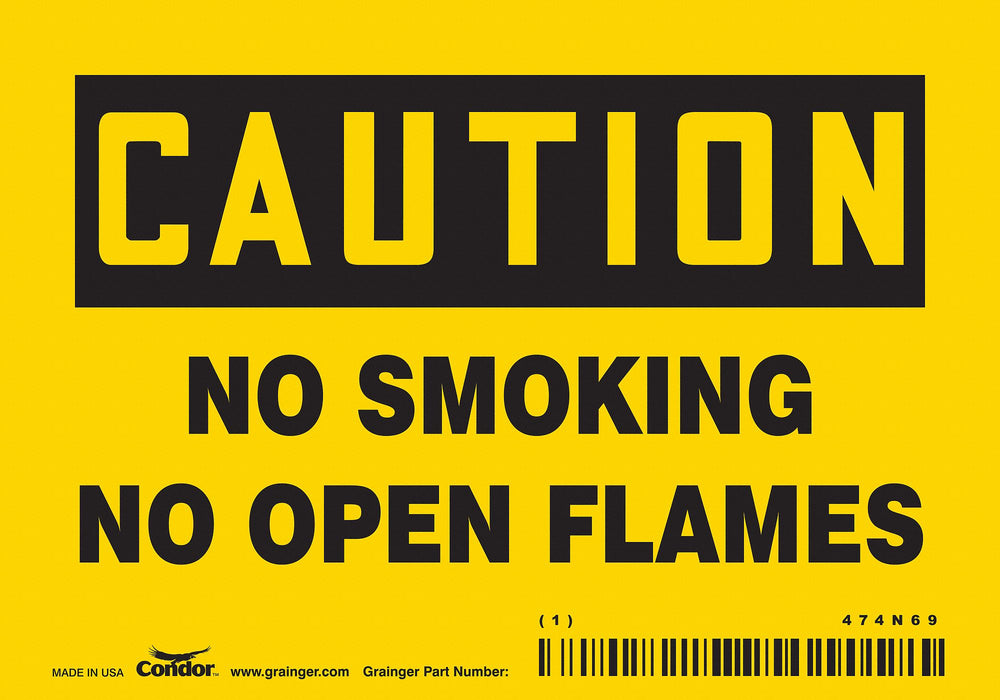 Safety Sign 3 1/2 inx5 in Vinyl