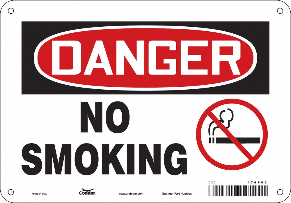 Safety Sign 7 inx10 in Vinyl