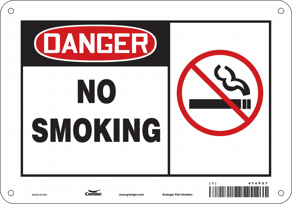 Safety Sign 7 in x 10 in Aluminum
