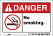 Safety Sign 3 1/2 inx5 in Vinyl