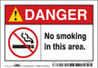Safety Sign 3.5in x 5in Vinyl