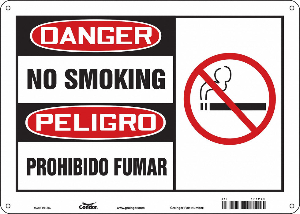 Safety Sign 10 inx14 in Vinyl