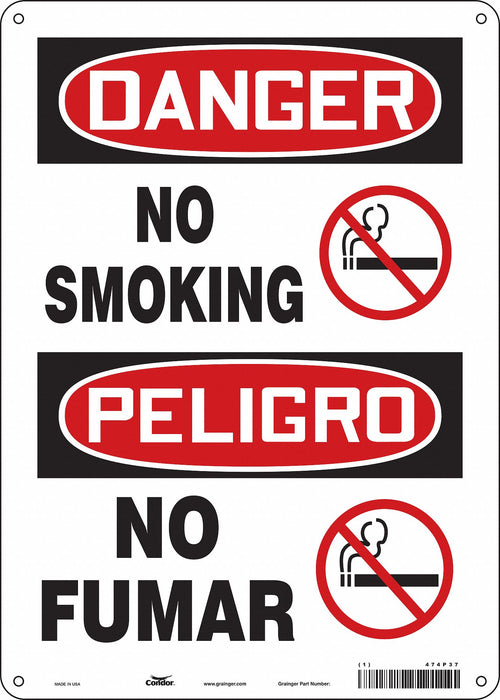 J6938 Safety Sign 14 inx10 in Aluminum