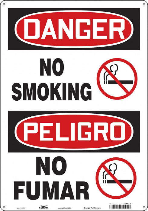 Safety Sign 20 inx14 in Polyethylene
