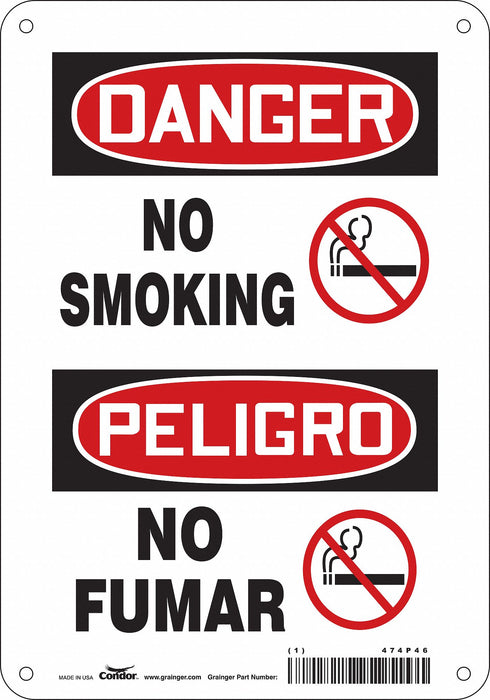 J6938 Safety Sign 10 inx7 in Vinyl