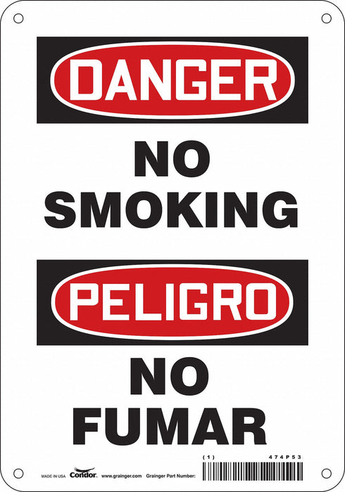 Safety Sign 10 in x 7 in Vinyl