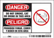 Safety Sign 3.5in x 5in Vinyl PK5