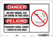 Safety Sign 7 in x 10 in Polyethylene