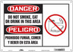 Safety Sign 10 inx14 in Polyethylene