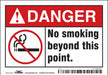 Safety Sign 3.5in x 5in Vinyl
