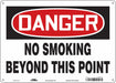 Safety Sign 10 in x 14 in Aluminum