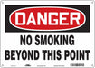 Safety Sign 10 in x 14 in Polyethylene