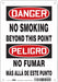 Safety Sign 10 in x 7 in Polyethylene