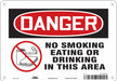 Safety Sign 7 in x 10 in Polyethylene