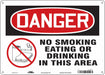 Safety Sign 10 in x 14 in Polyethylene