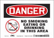 Safety Sign 5 in x 7 in Vinyl