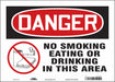 Safety Sign 10 in x 14 in Vinyl
