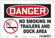 Safety Sign 7 in x 10 in Polyethylene