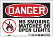 Safety Sign 3.5in x 5in Vinyl