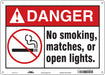 Safety Sign 10 in x 14 in Aluminum