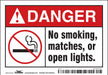 Safety Sign 3.5in x 5in Vinyl