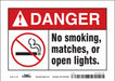 Safety Sign 5 in x 7 in Vinyl