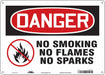 Safety Sign 10 inx14 in Aluminum