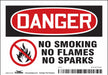Safety Sign 3 1/2 inx5 in Vinyl