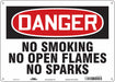 J6940 Safety Sign 10 inx14 in Aluminum