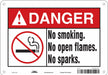 Safety Sign 7 in x 10 in Aluminum