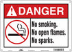 Safety Sign 10 inx14 in Aluminum