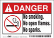 Safety Sign 3 1/2 inx5 in Vinyl