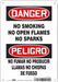 Safety Sign 10 in x 7 in Polyethylene