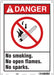 Safety Sign 14 inx10 in Aluminum