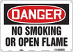 Safety Sign 10 inx14 in Polyethylene