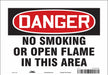 Safety Sign 7 inx10 in Vinyl