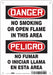 Safety Sign 10 in x 7 in Aluminum