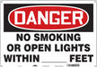 Safety Sign 14 in x 20 in Aluminum