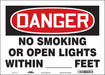 Safety Sign 10 in x 14 in Vinyl